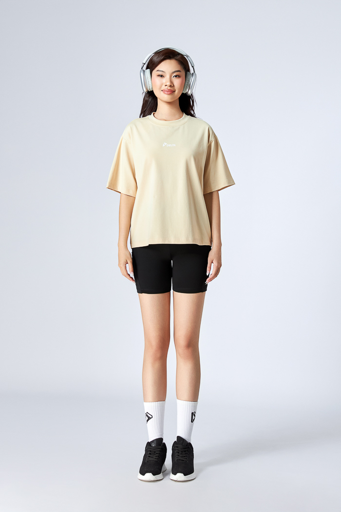 Áo thun nữ Basic Boxy Tee U.S. Cotton TS229W0 - Ảnh 3