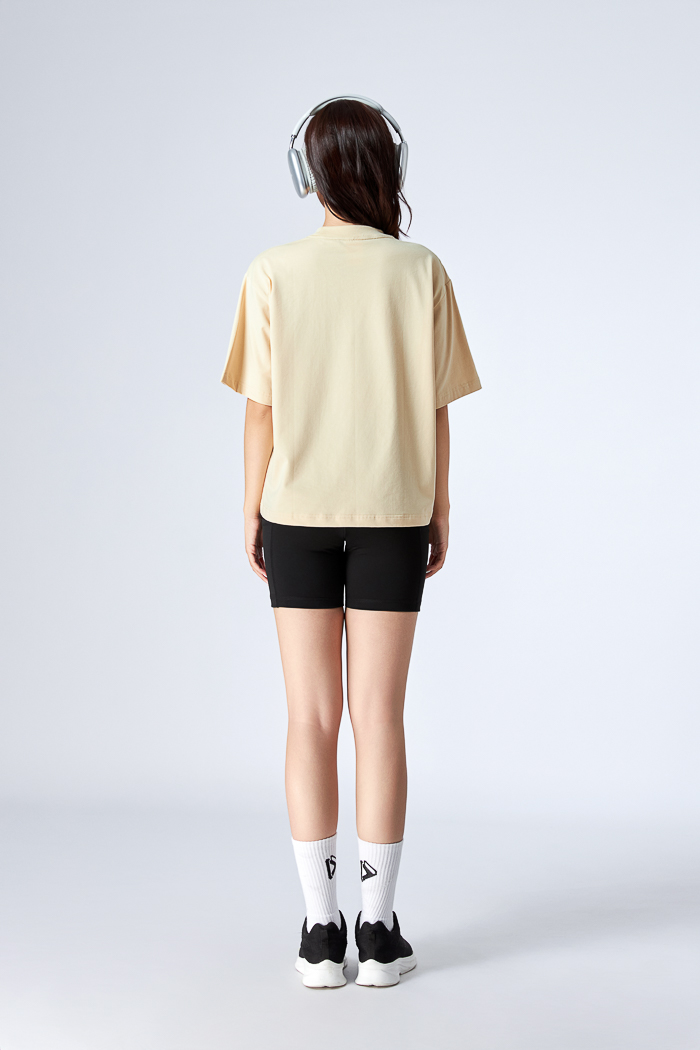 Áo thun nữ Basic Boxy Tee U.S. Cotton TS229W0 - Ảnh 4
